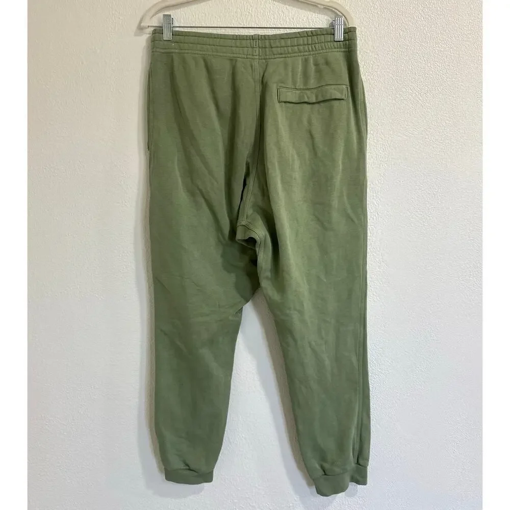 Nike Club Fleece Jogger Pants 716830-386 Olive Green Sweatpants Mens Large